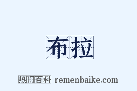 布拉是什么意思的图片